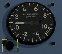 Acceleration/g-force Gauge