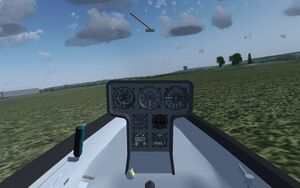 Cockpit of a DG-101G