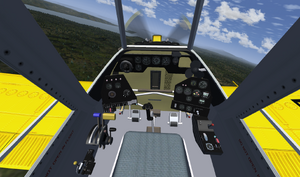 The PZL-Mielec M-18 Dromader cockpit
