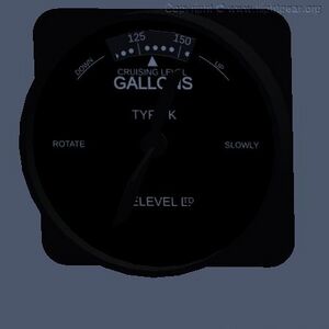 A Televel fuel content gauge.