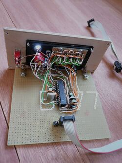 [DME indicator, electronics "half-solid state"