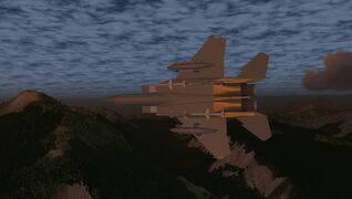 F 15C underside over Sion