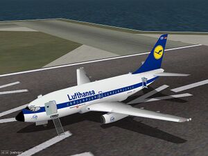 737-100 in Lufthansa colors
