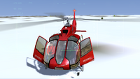 H130 new air intake and passengers