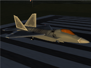 A Raptor ready to take off